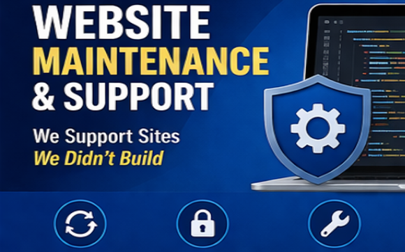 Website Maintenance & Support for Small Businesses (We Support Sites We Didn’t Build) by Glass Web Services