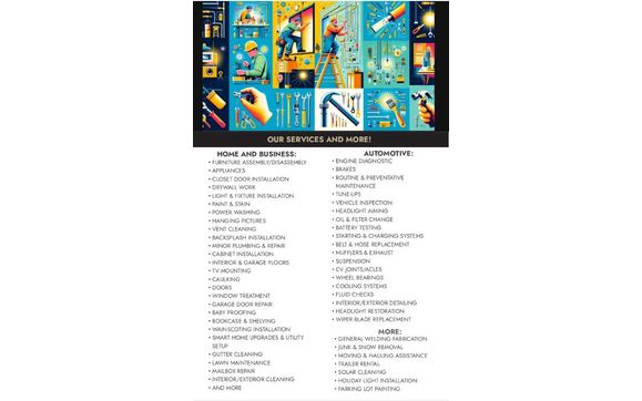 Service list by Blackhawk Unlimited LLC
