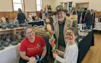Balloon Twisting and Face Painting at Markets, Fairs, and Festivals by Whimsy and Mirth Balloon Artistry and Props
