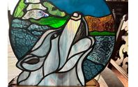 Custom made stained glass.  by Aurora Art Glass & Design
