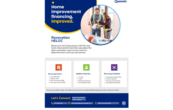 Renovation Home Equity Line of Credit by Guild Mortgage Company