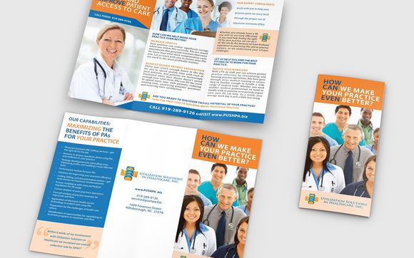 Trifold Brochures Desig - Designed, Printed, Delivered, DONE. by Blueleaf Creative