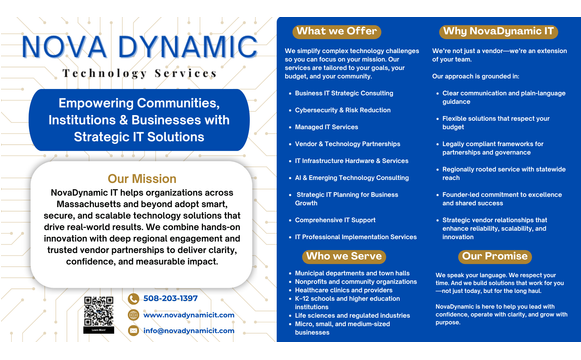 NovaDynamic IT Business Protection & Cyber Safety Services by NovaDynamic Technology Services