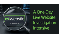 CSI: Website Edition 1-Day Event by Holliday Creative Marketing
