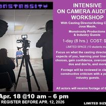 INTENSIVE ON CAMERA AUDITION WORKSHOP by MSOPA