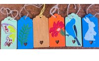 Handpainted Wood Bookmarks by Barbs Creative Space