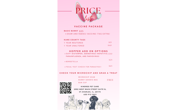 Vaccine Clinic! by Kindred Pet Care