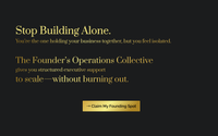 The Founder's Operations Collective by Limited to Limitless 