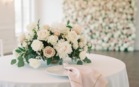 Event Table with Flower background wall by Couture Bonanza Sweetest Thoughts