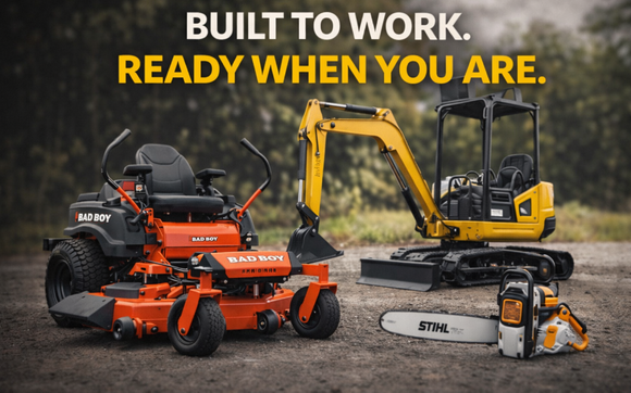 Built to Work. Ready When You Are. by Ralph's Lawn and Power