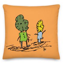 Clock Heads - Art Cushion by Art First | Cushion Second