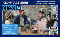 NIAX Networking Membership, Memphis TN - Trades Emphasis - 9102 Poplar Pike - Meets 2nd Wednesdays, 3-4:30 pm by Knabb Consulting, Network in Action Memphis/Virtual