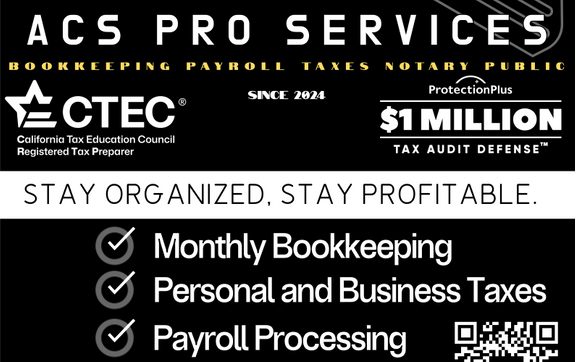 Tax Consultation by ACS Pro Services