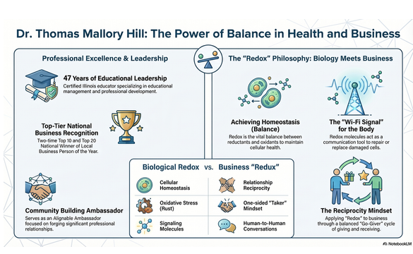 Dr. Thomas Mallory Hill & The Redox Business Principles  by Thomas Mallory Hill & Associates Ambassador & 2025 Top 10 & 2024 Top 20 National Winner