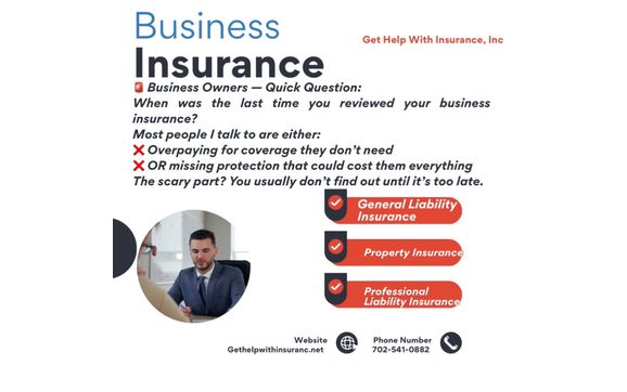 Get business insurance quote by Get Help With Insurance, Inc. 
