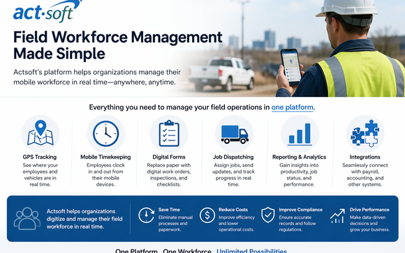Field Workforce Management Platform by Actsoft, Inc.