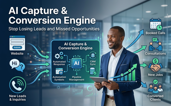 AI Capture & Conversion Engine | Stop Losing Leads and Missed Opportunities by iHustle Media Group LLC
