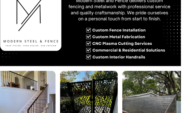 Architectural Metalwork by MODERN STEEL AND FENCE