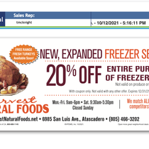 Services by Harvest Natural Foods