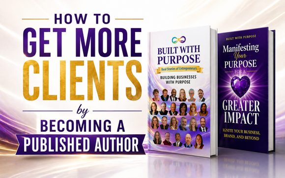 How to Get More Clients by Becoming a Published Author by Sue Brooke ~ Business with Purpose
