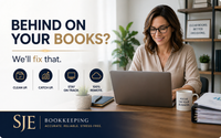 Behind on Your Books? Let’s Fix That. by SJE Bookkeeping LLC