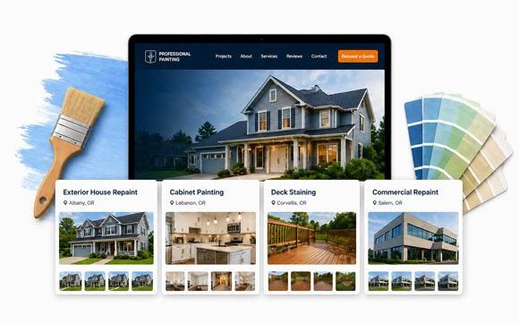 Websites for Painters by Cyber Scriber