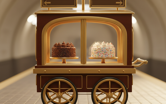 Cake Cart at Your Next Party! Private Event Catering by The Dessert Chapter