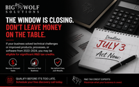 Final Call: Claim Your R&D Tax Credits Before July 3 by Big Wolf Solutions