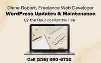 WordPress Updates & Maintenance by Freelance Web Developer, WordPress Website Updates & Maintenance