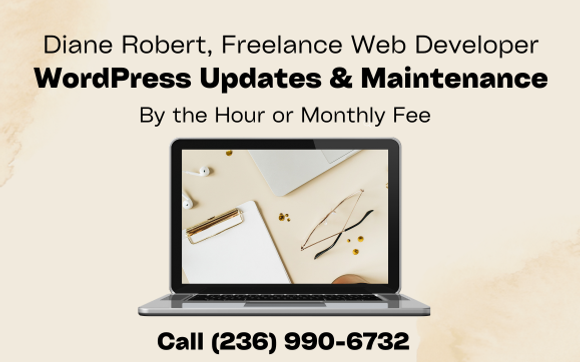 WordPress Updates & Maintenance by Freelance Web Developer, WordPress Website Updates & Maintenance