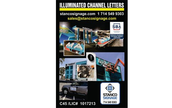 Electreical Signage service  C45 lic 1017213 by Stanco Signage Systems. inc.