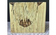 Wood Burned Highland Cow by A.H. Handicrafts