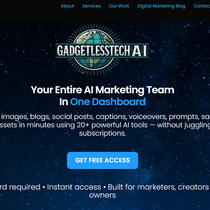 AI Suite - All-In-One AI Dashboard by Gadgetlesstech Digital Marketing