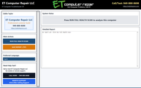 FREE Windows PC Health Scan APP by ET Computer Repair LLC