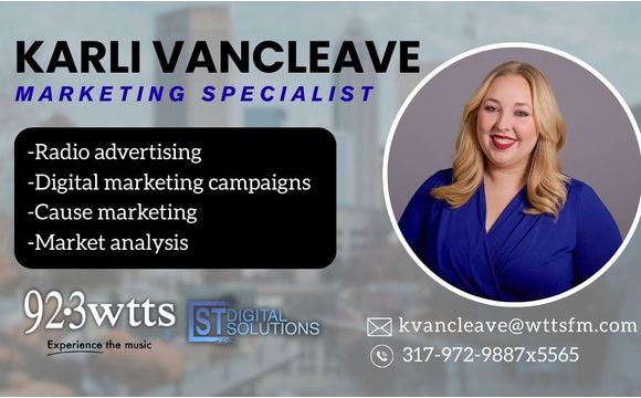 Karli VanCleave - Marketing Specialist by 92.3 WTTS