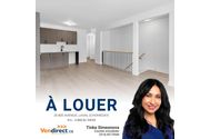 3 beds 2 bathrooms apartment for rent in Chomedey Laval  by Tinka Simeonova Courtier Immobilier Résidentiel et Commercial