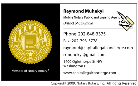 Mobile Notary and Signing Agent by Capital Legal Concierge