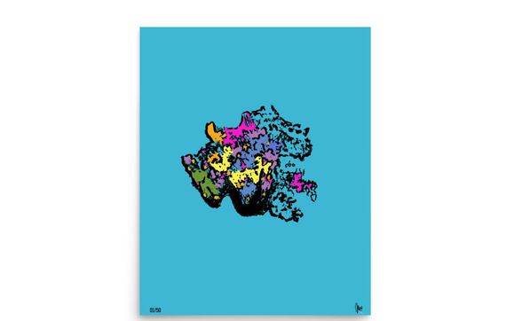 Small Signal | Limited Edition | Mini Prints by Art First | Cushion Second