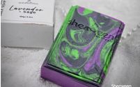 Lavender Sage Scented Handmade Shea Soap by Sheaxeen Soapery