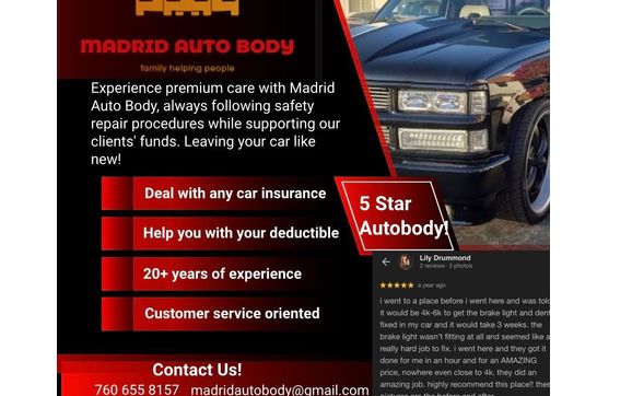 Insurance Claims Assistance by MADRID AUTO BODY