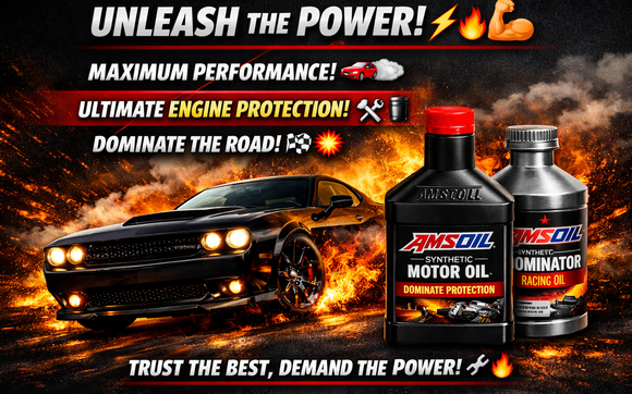 Unleash real performance today.🏁 by Synthetic Power  (AMSOIL)