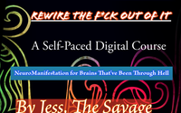 REWIRE THE F*CK OUT OF IT NeuroManifestation for Brains That've Been Through Hell by The Savage Manifestor LLC