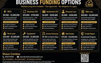  Business Funding Options Available! by CMB Property Solutions LLC