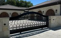 Custom driveway gate  by The Fab Shop TX, LLC