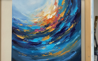 Abstract Acrylic Art  by Gill Lima