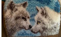 Latch hook rugs by Wendy's Craft