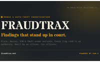 FraudTrax: AI Fraud & Vehicle-Theft Investigation Software for Law Enforcement by Omega Point Solutions LLC