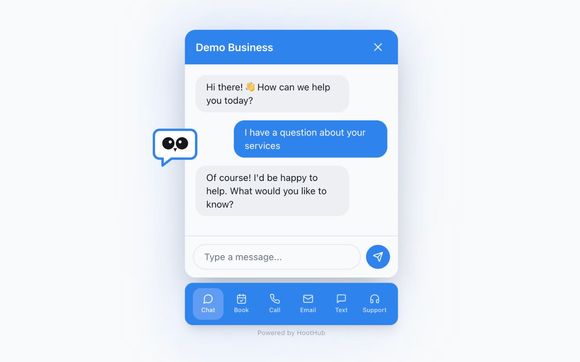 HootHub: Your website multi-channel communication widget by Hoot Host