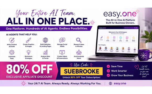 Work Smarter. Grow Faster. Save 80%. by Sue Brooke Business Growth Strategist | Marketing Consultant | Speaker | Author | Publisher