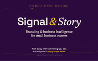 Signal & Story: Smart Marketing for Small Business Owners by Atypical Insights